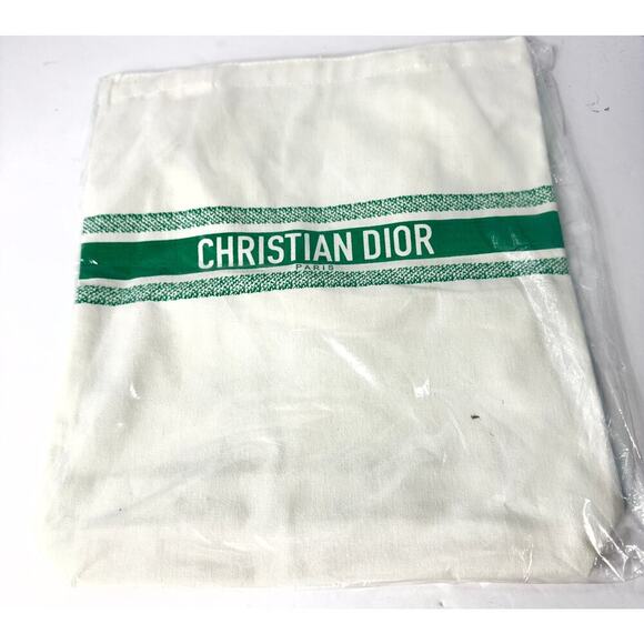 Christian Dior Parfums Green Reusable Tote Bag– Limited Edition NEW Book Tote - Picture 1 of 4